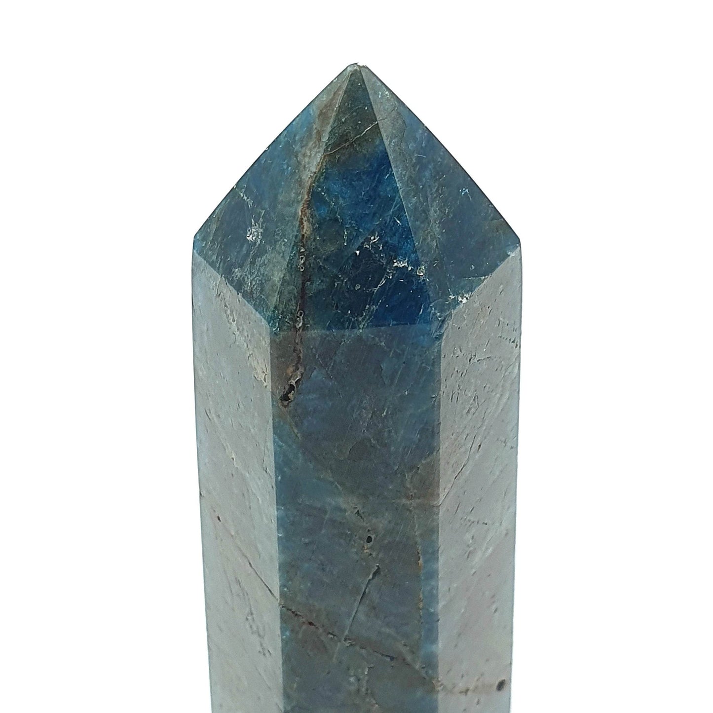 Blue Apatite Polished Point - Daughter of Swords