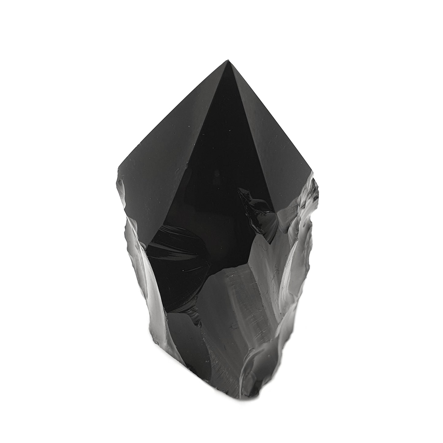 Black Obsidian Semi Polished Point - Daughter of Swords