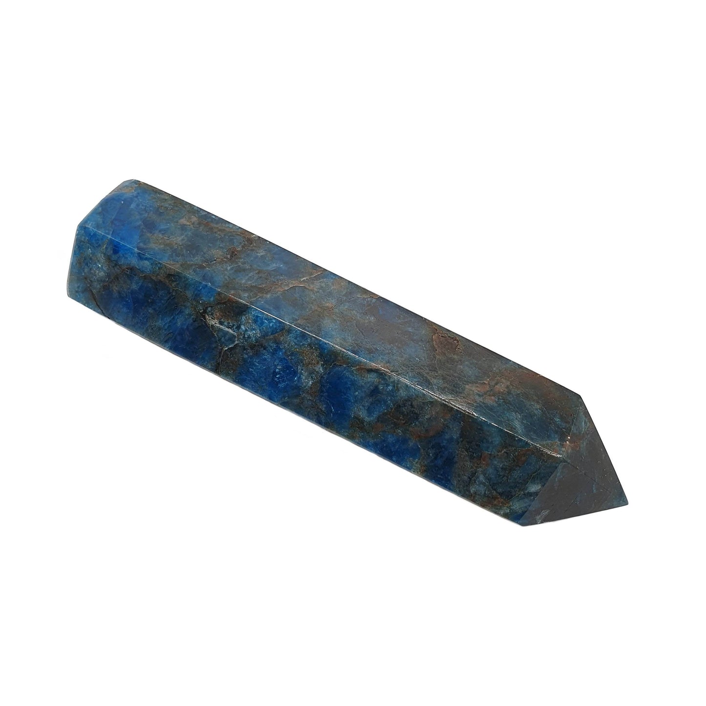 Blue Apatite Polished Point - Daughter of Swords