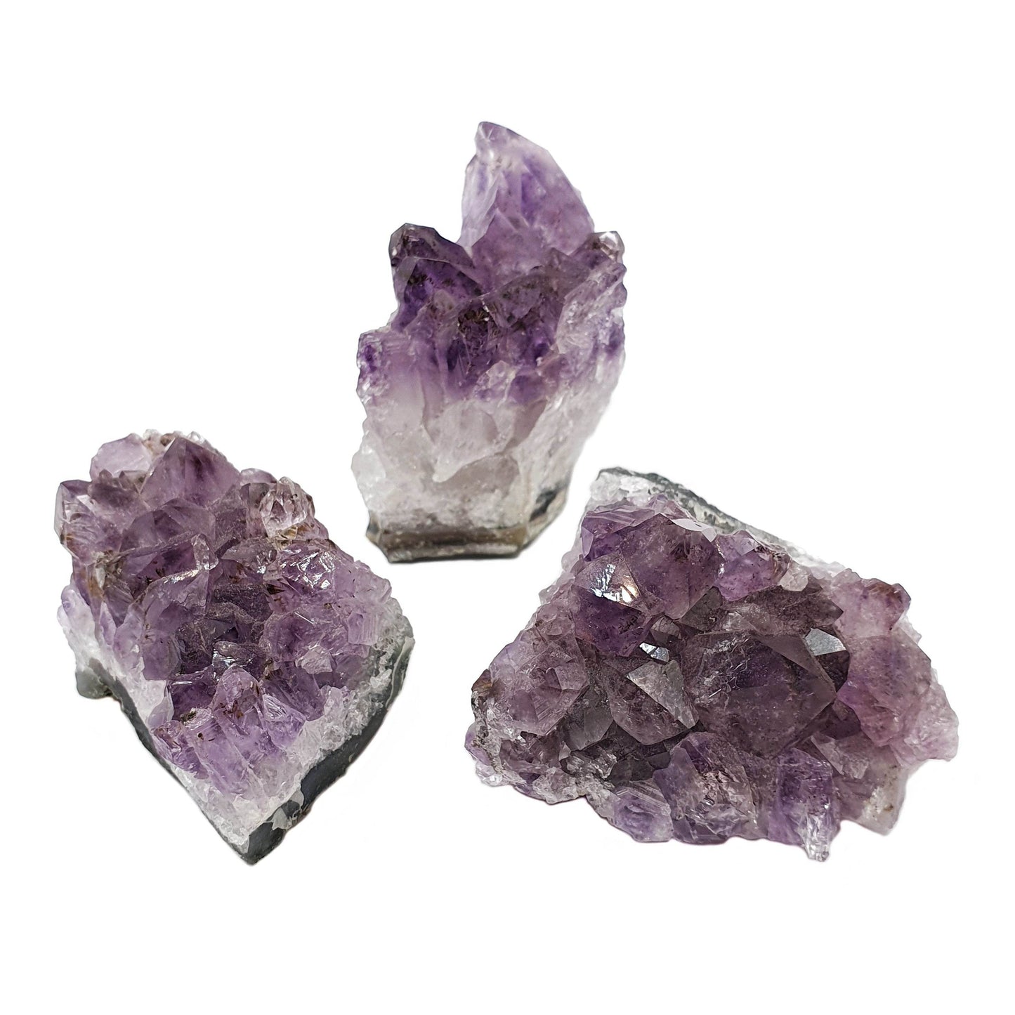Amethyst Clusters x 3 - Daughter of Swords