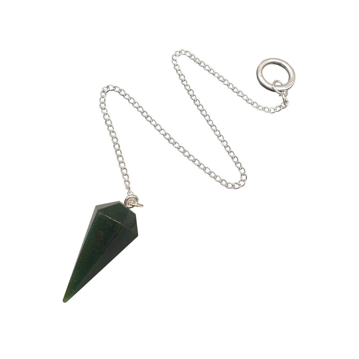 Fuchsite Pendulum - Daughter of Swords