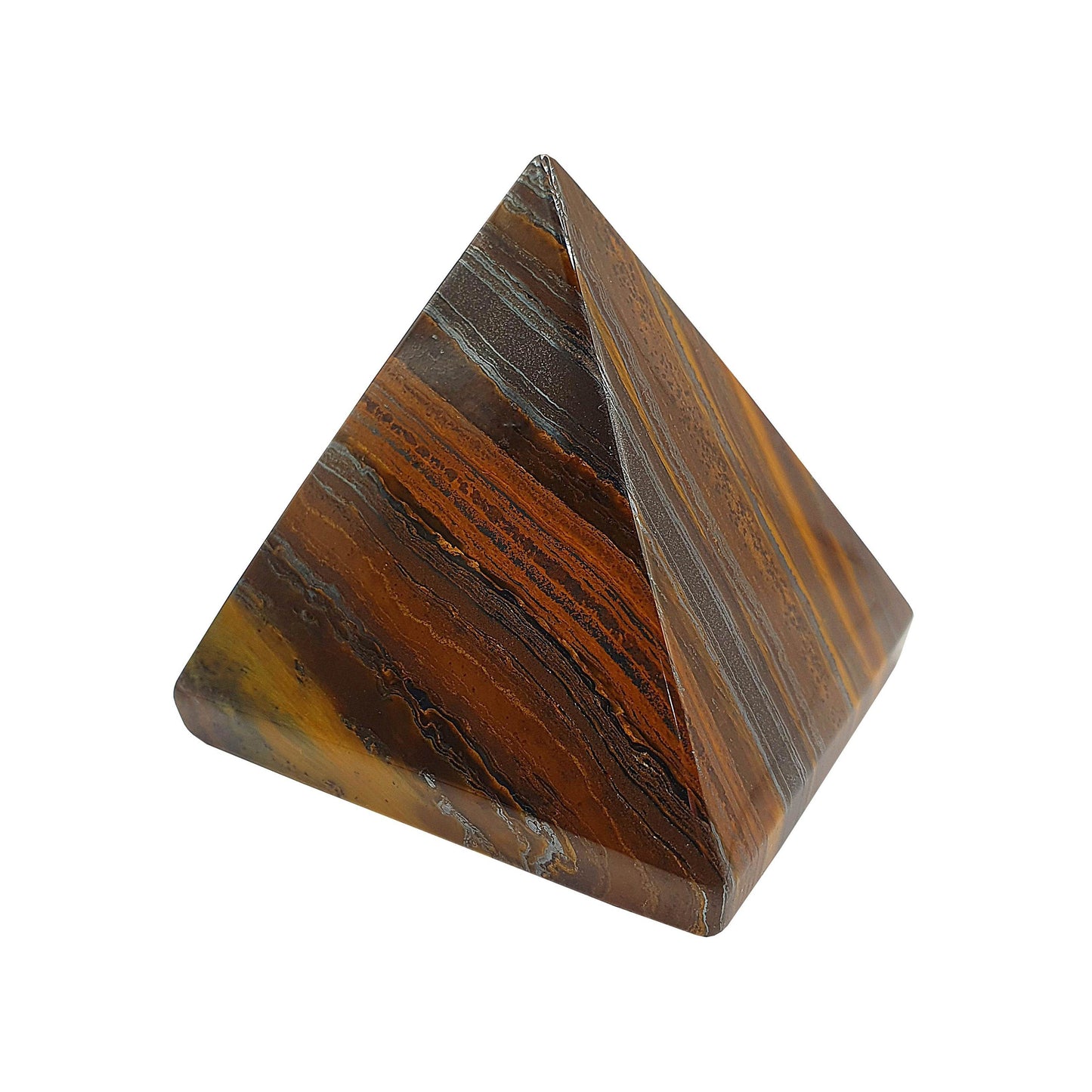 Banded Tiger Jasper Pyramid - Daughter of Swords