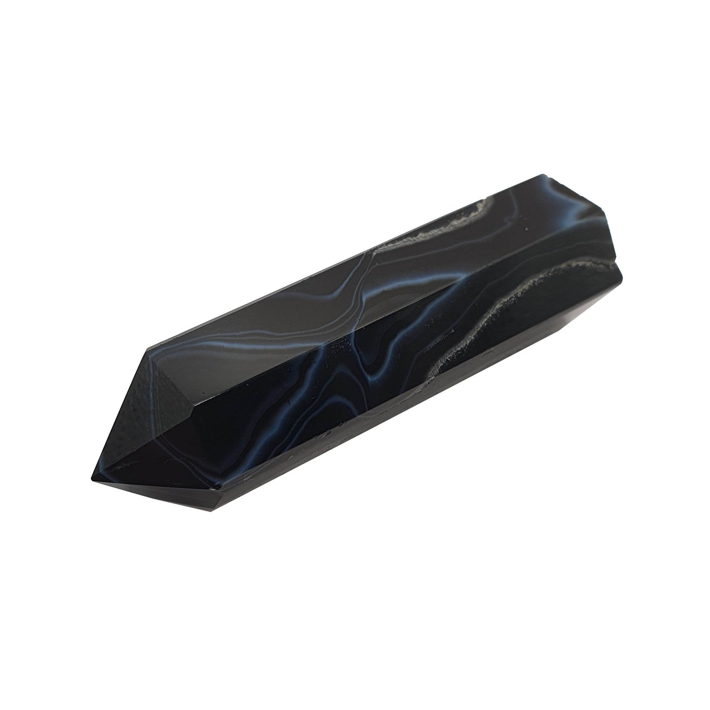 Black Agate Polished Point - Daughter of Swords