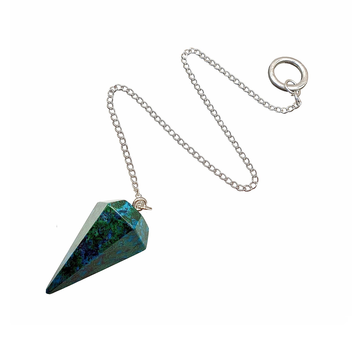 Chrysocolla Pendulum Daughter of Swords