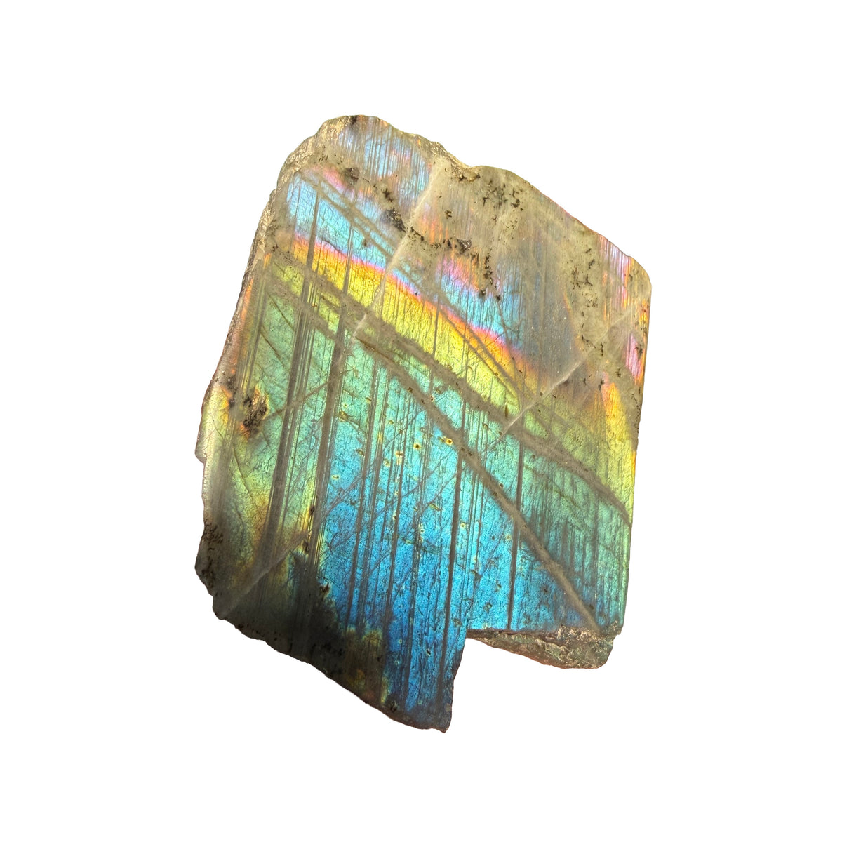 Labradorite Semi Polished Slab