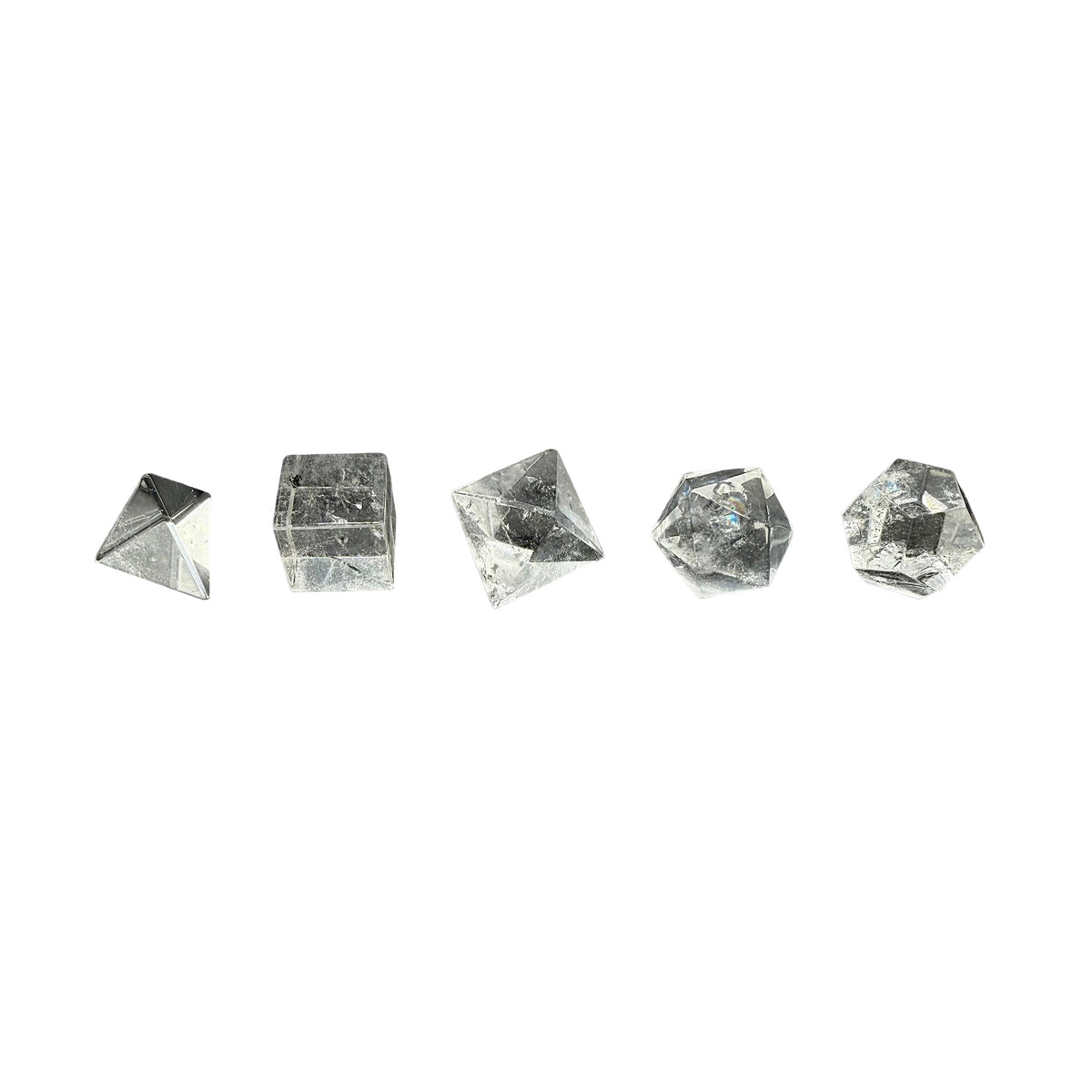 Clear Quartz Sacred Geometry Set Daughter of Swords