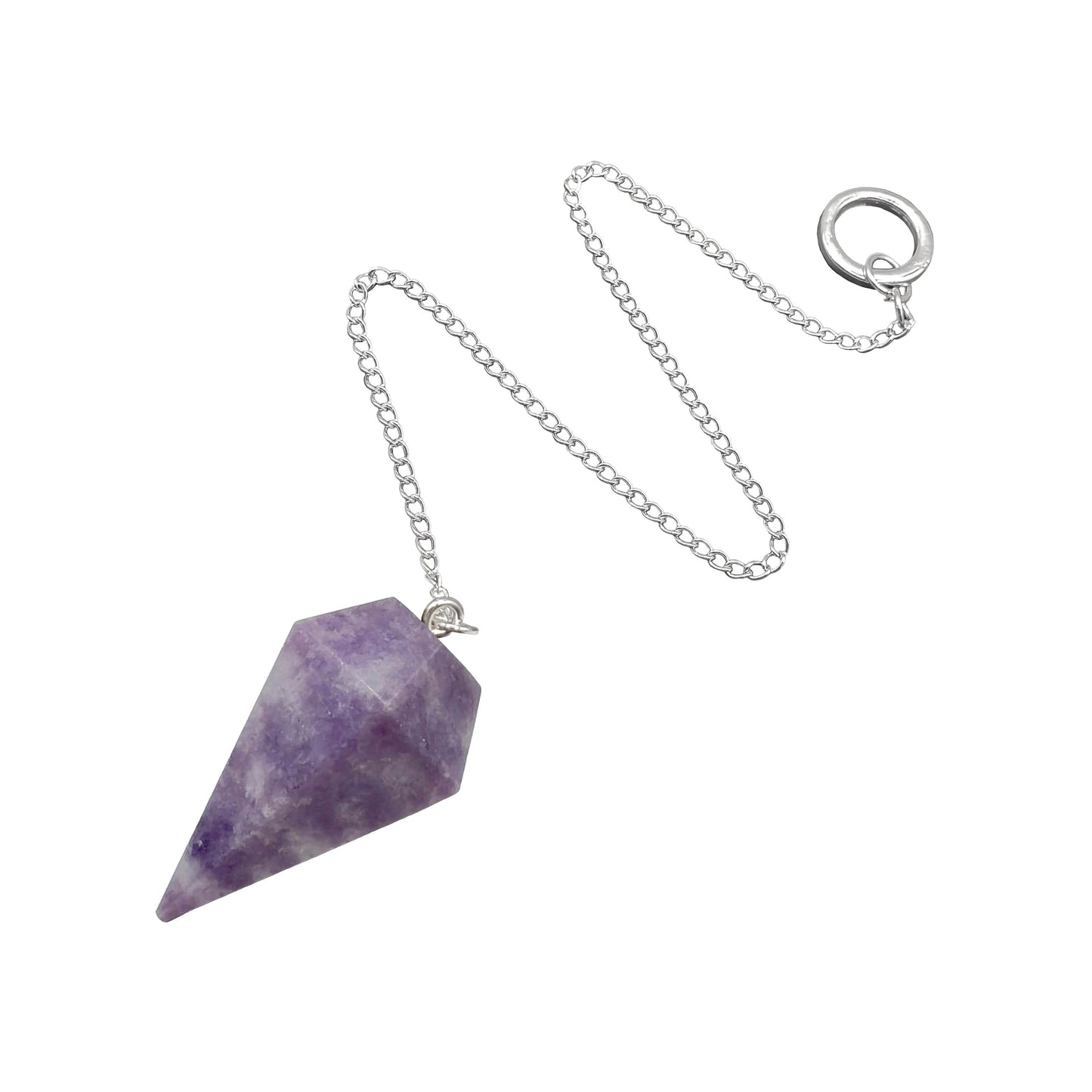 Lepidolite Pendulum Daughter of Swords
