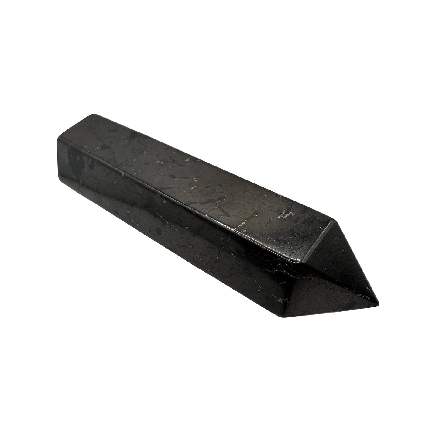Shungite Polished Point Daughter of Swords