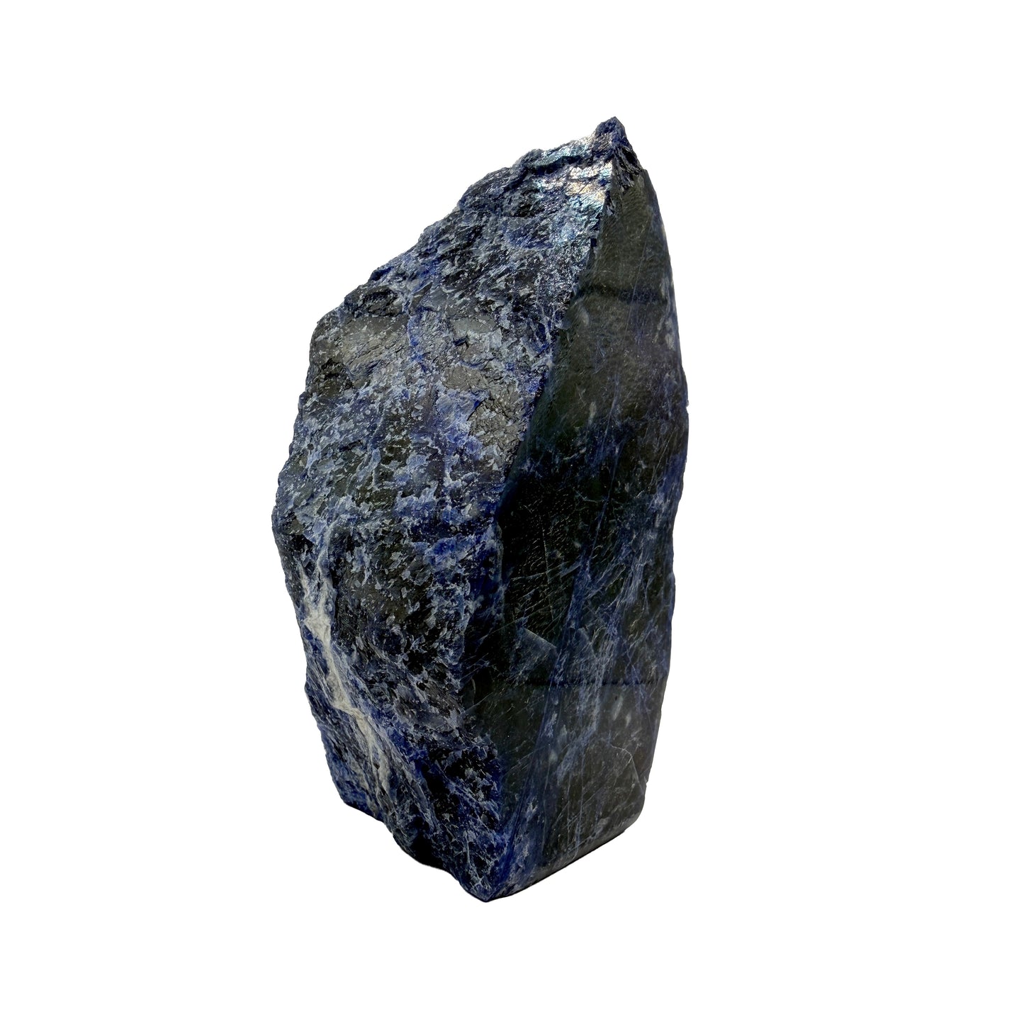 Sodalite Semi Polished Cut Base