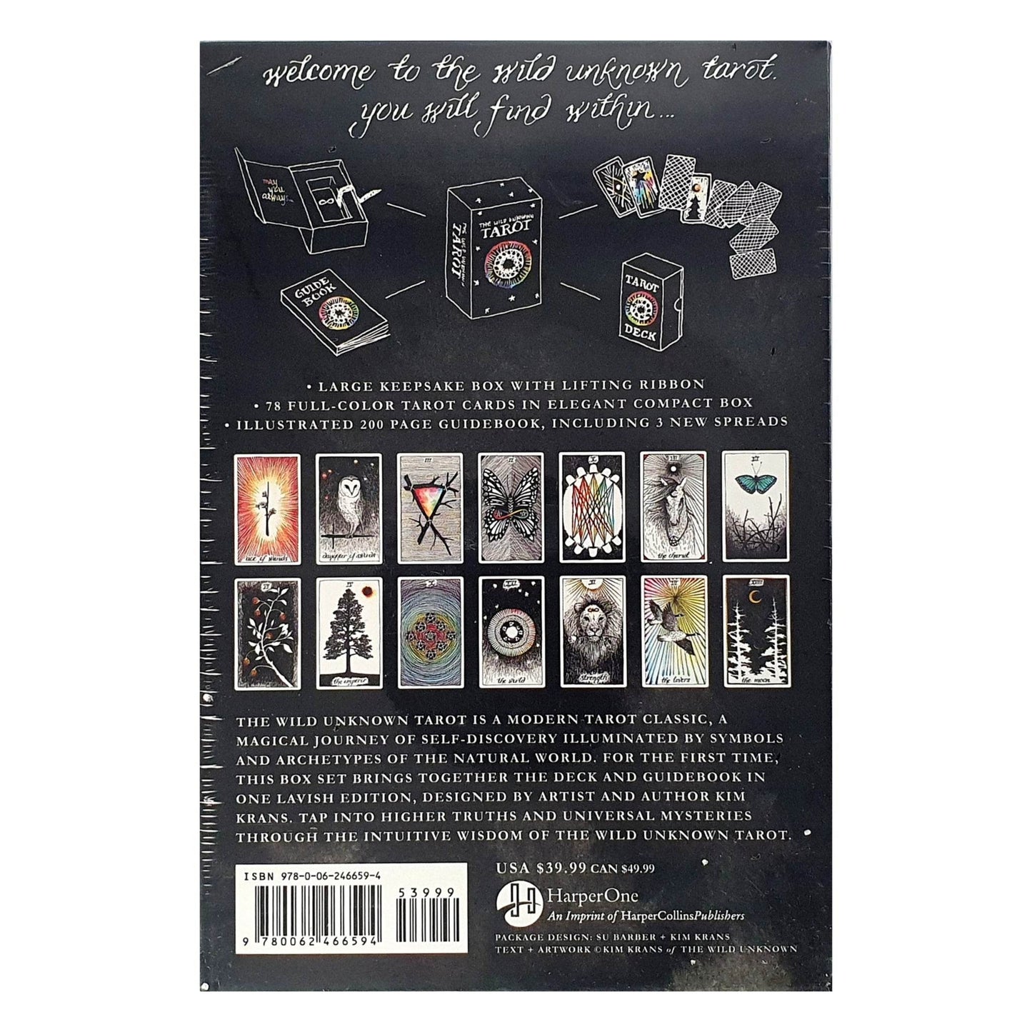 The Wild Unknown Tarot Deck and Guidebook (Official Keepsake Box Set) - Daughter of Swords