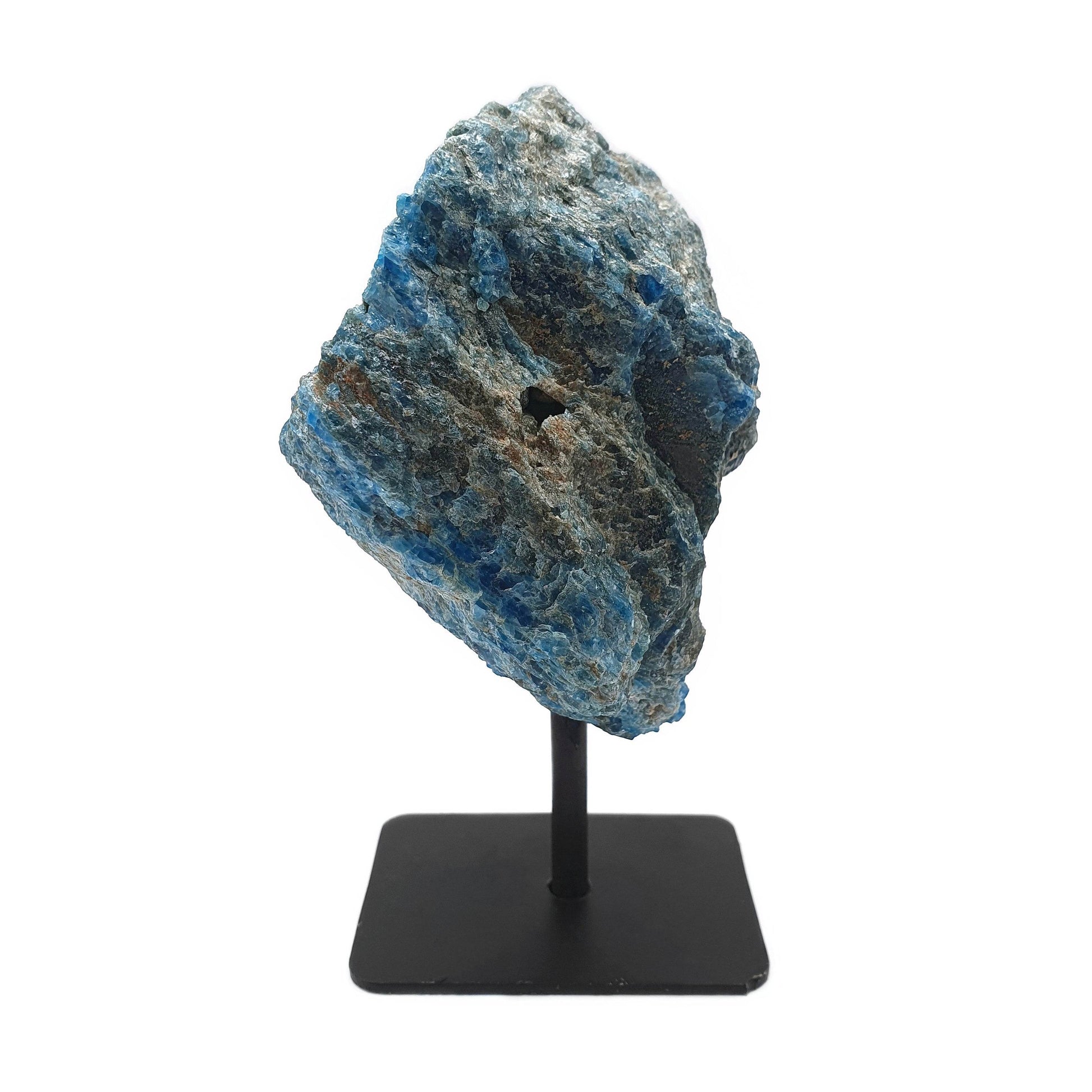 Blue Apatite on Stand - Daughter of Swords