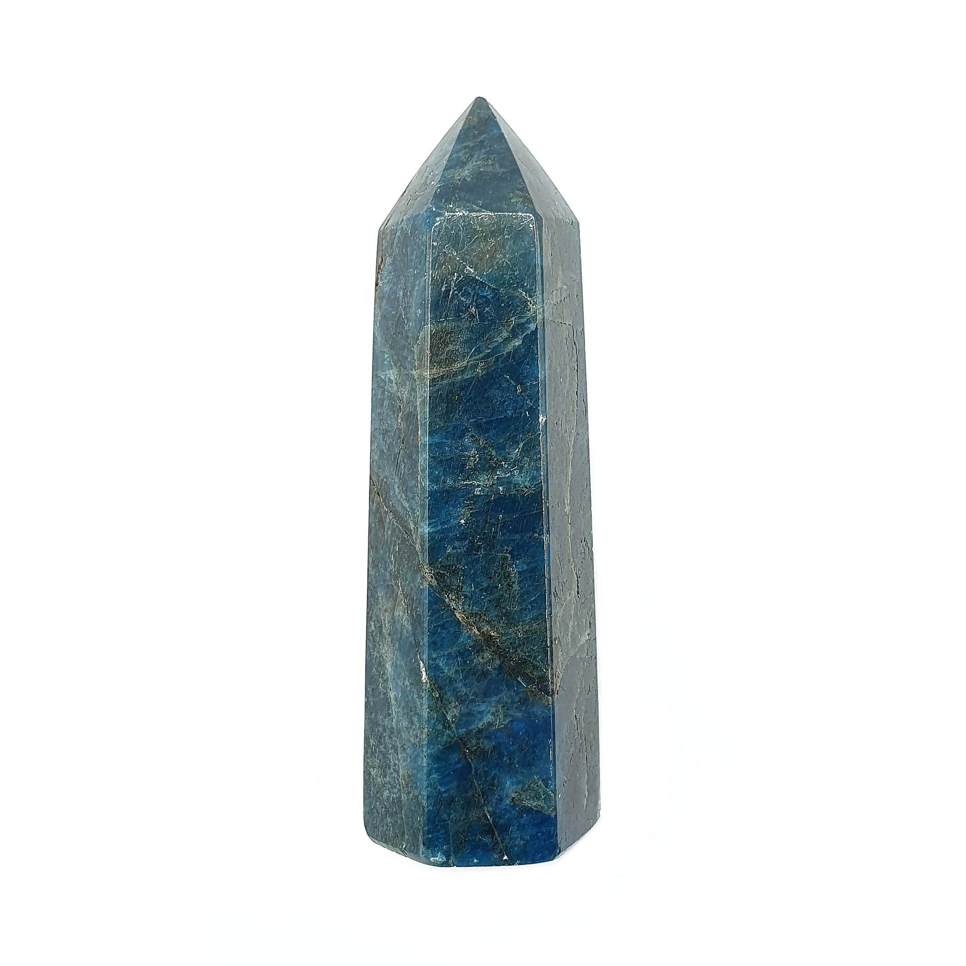 Blue Apatite Polished Point - Daughter of Swords