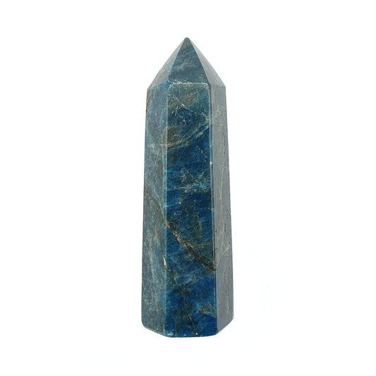 Blue Apatite Polished Point - Daughter of Swords