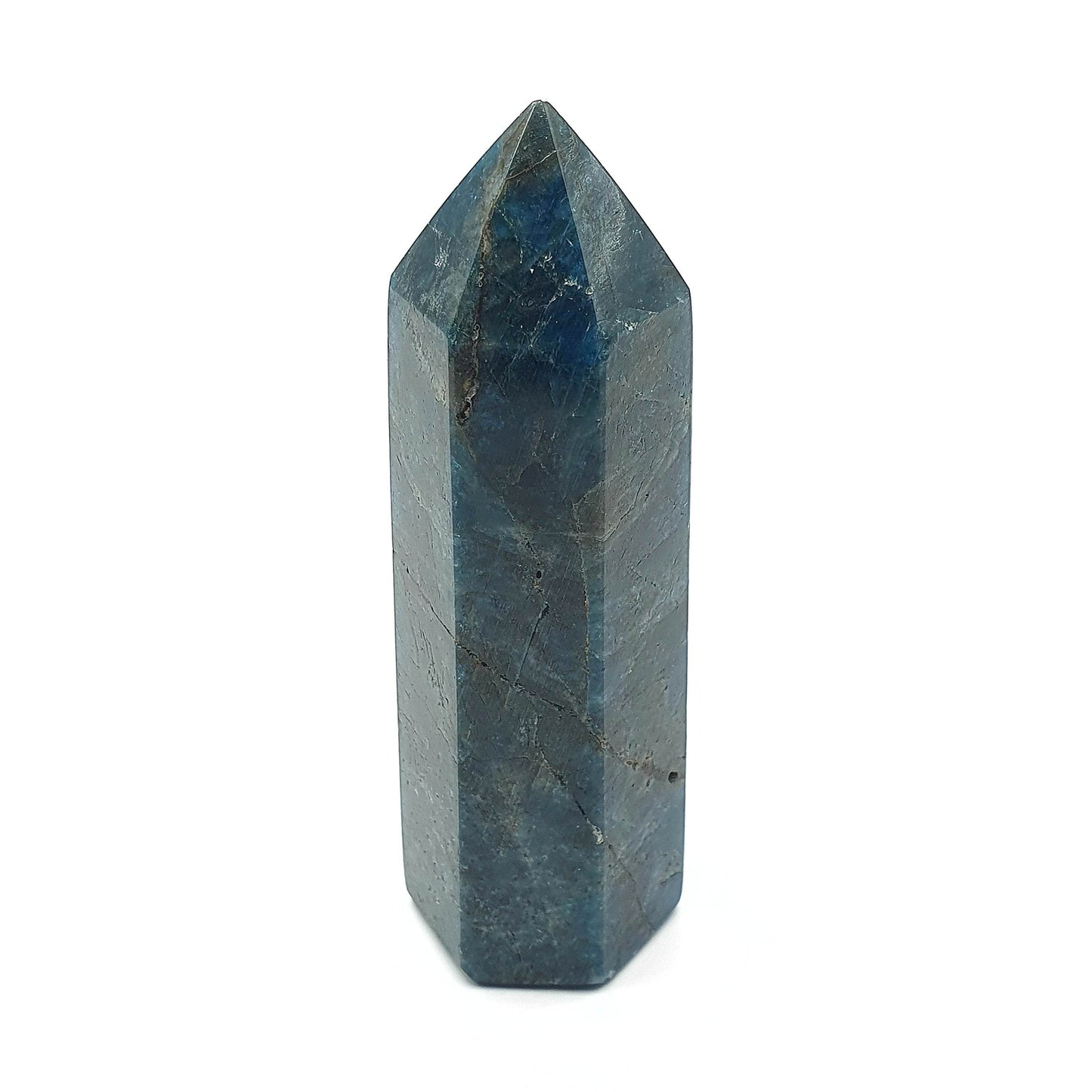 Blue Apatite Polished Point - Daughter of Swords