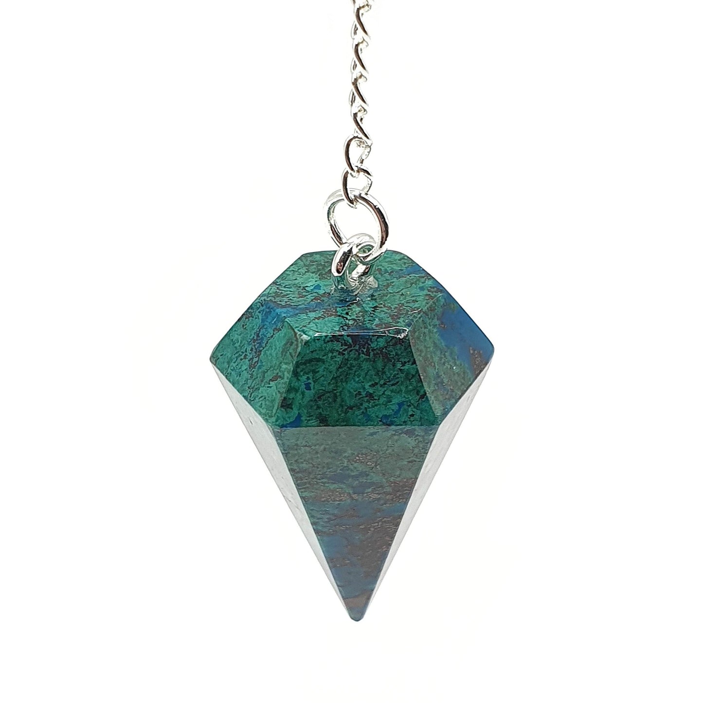 Chrysocolla Pendulum - Daughter of Swords