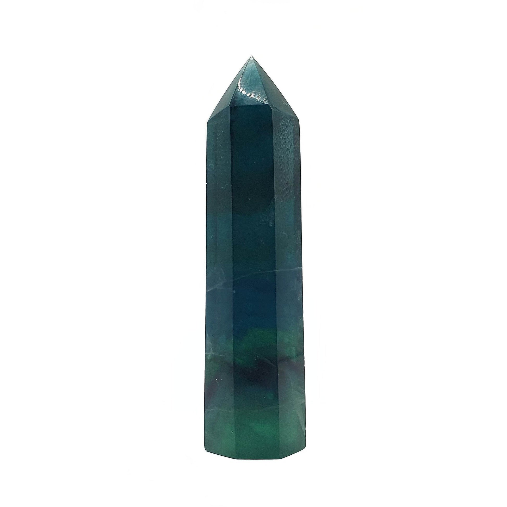 Green Fluorite Polished Point - Daughter of Swords