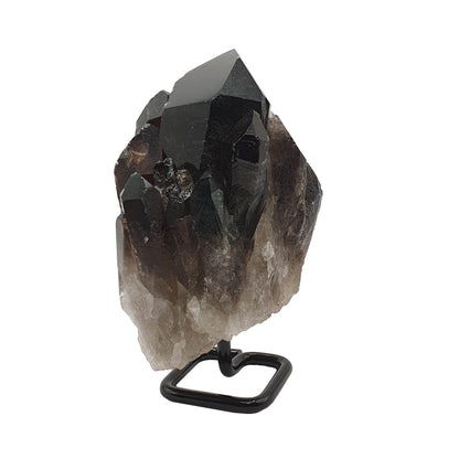 Smoky Quartz Cluster on Stand - Daughter of Swords