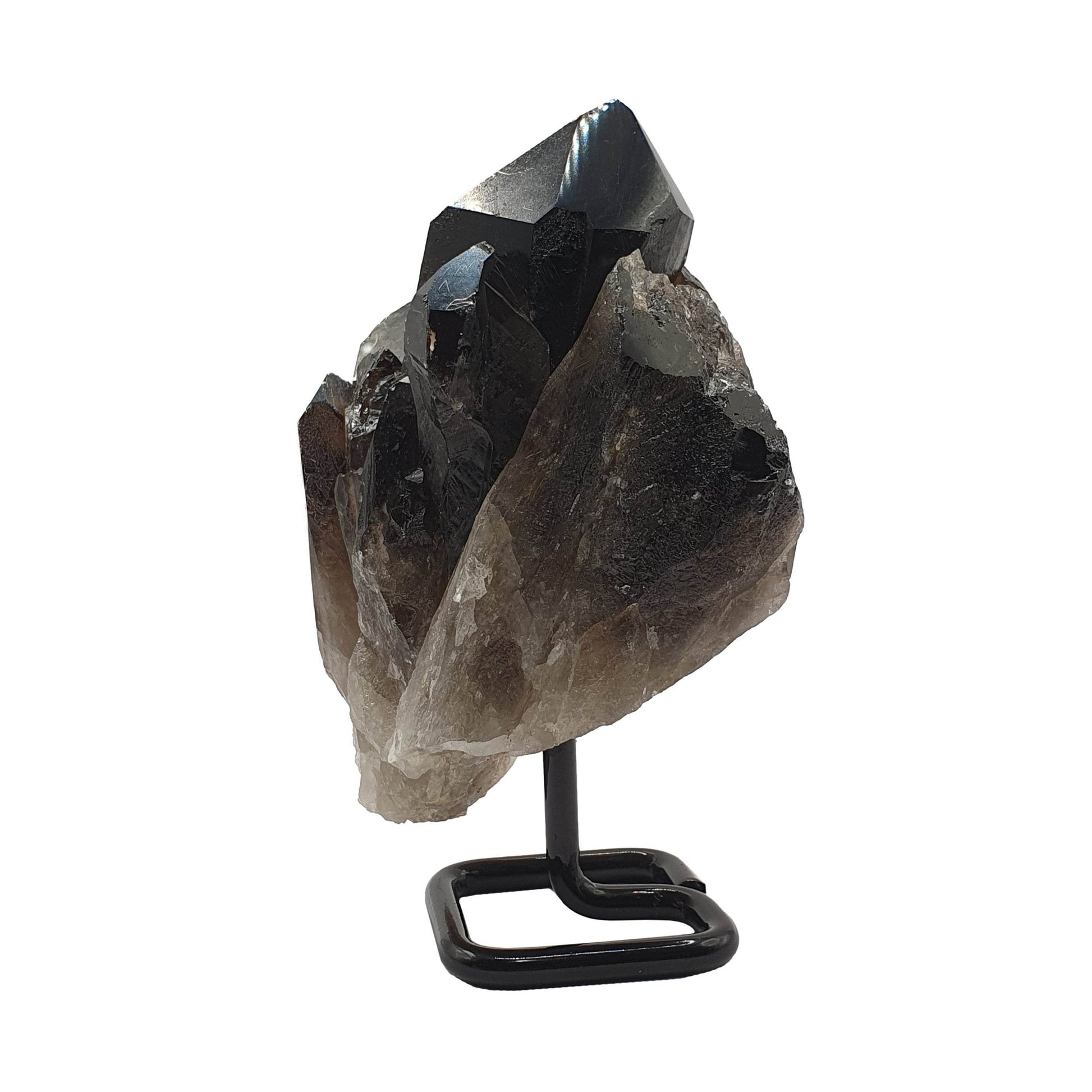 Smoky Quartz Cluster on Stand - Daughter of Swords