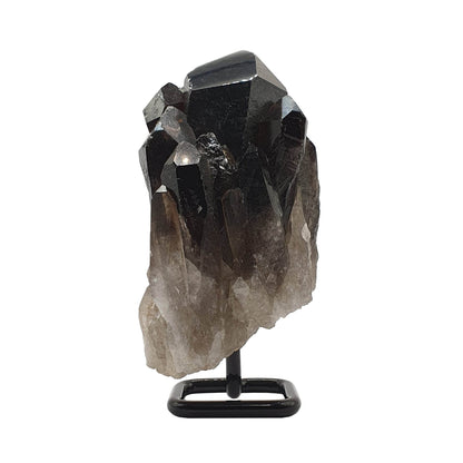 Smoky Quartz Cluster on Stand - Daughter of Swords