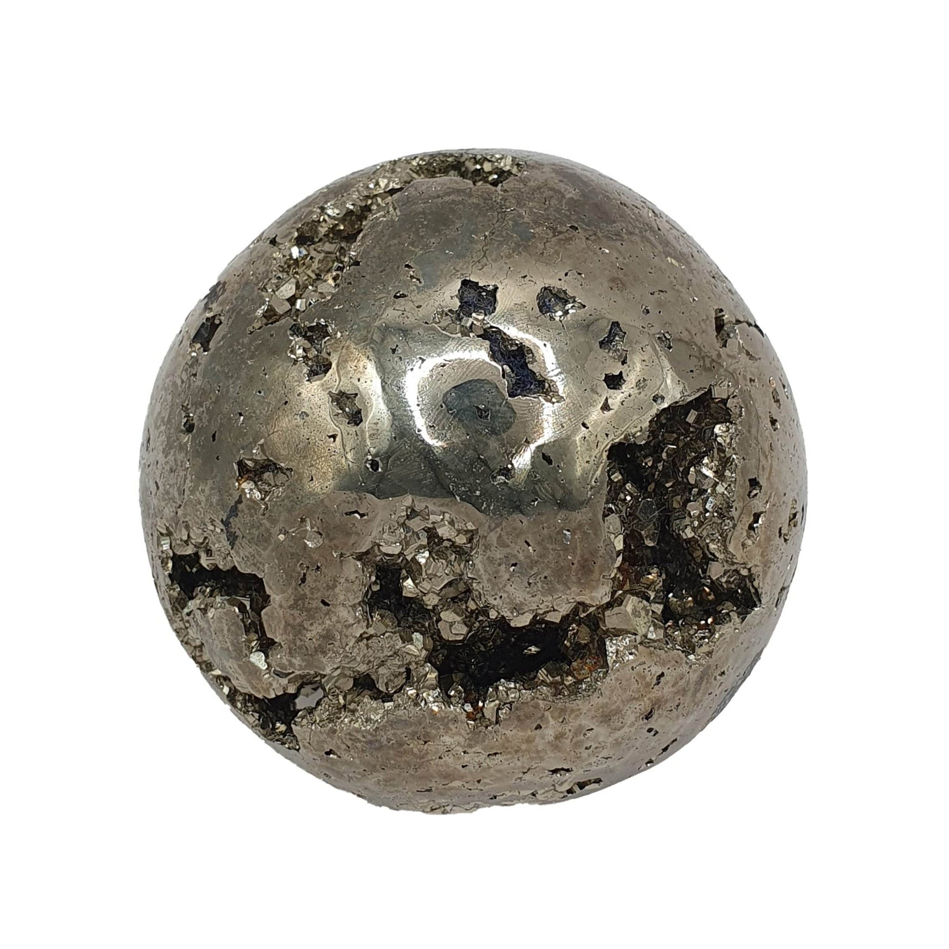 Pyrite Druzy Sphere - Daughter of Swords