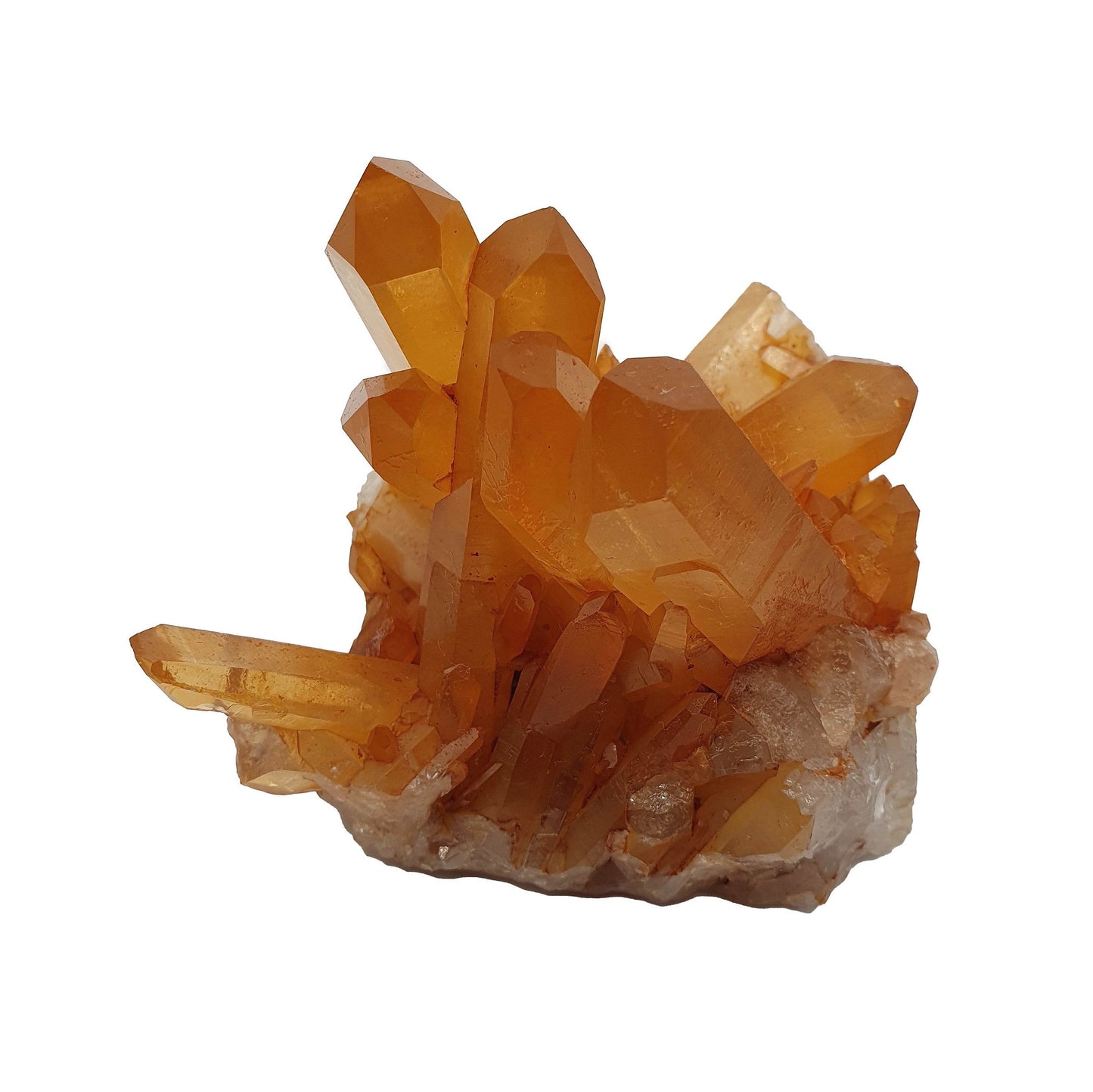 Tangerine Quartz Cluster - Daughter of Swords