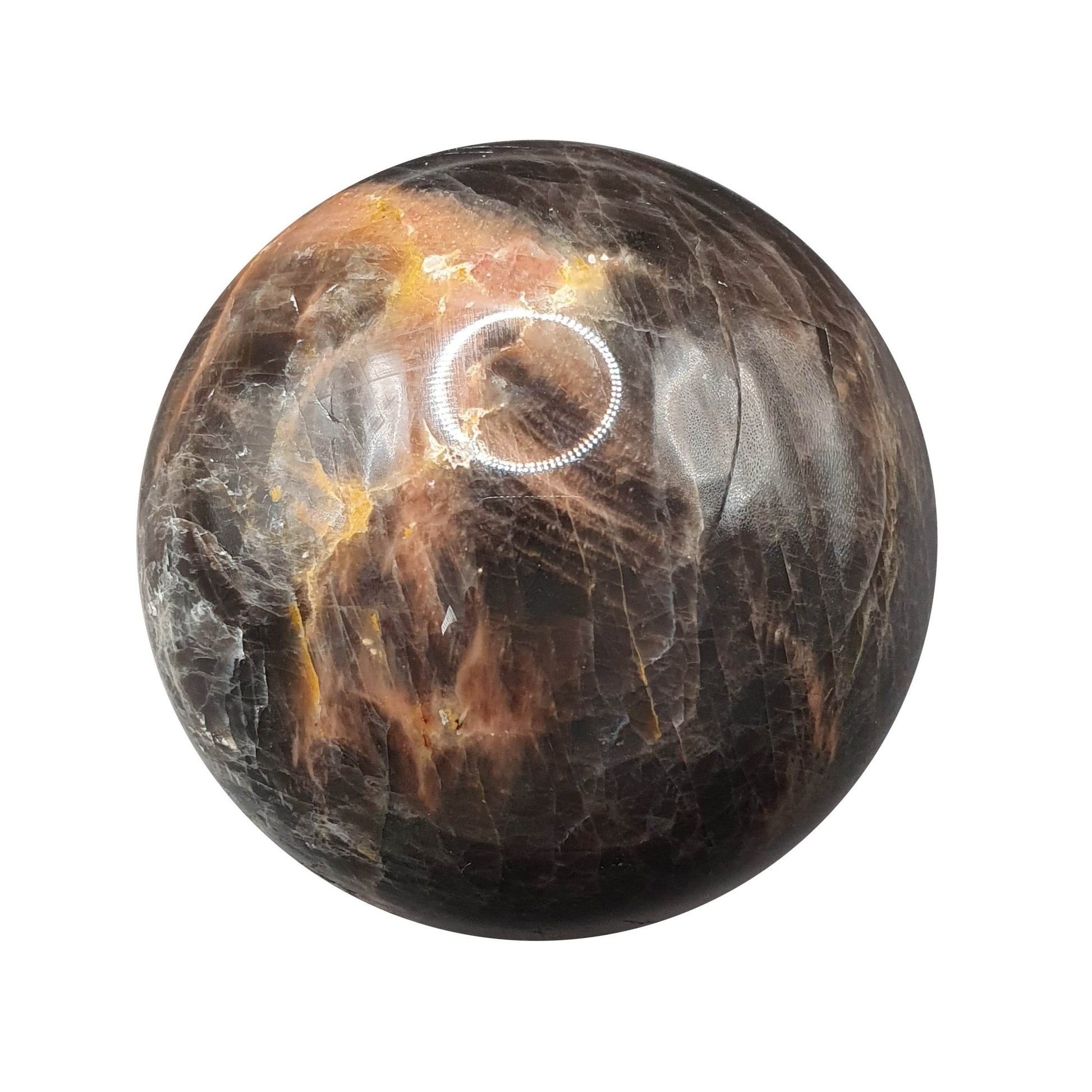 Black Moonstone Sphere - Daughter of Swords