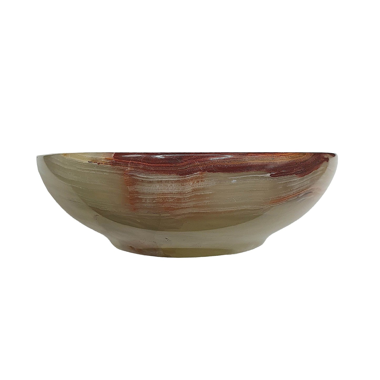 Banded Green Calcite Bowl - Daughter of Swords