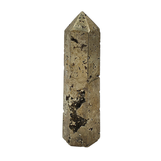 Pyrite Druzy Tower