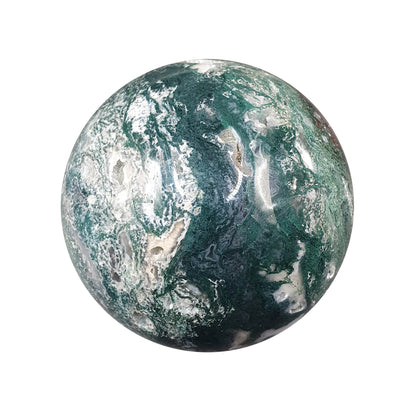 Moss Agate Sphere - Daughter of Swords