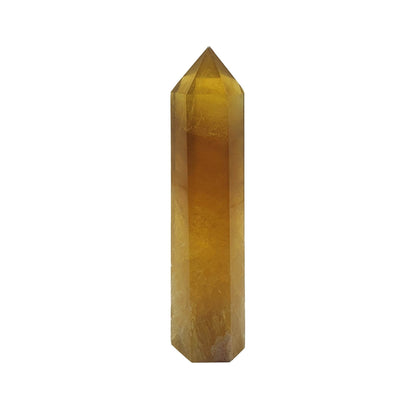 Yellow Fluorite Polished Point - Daughter of Swords