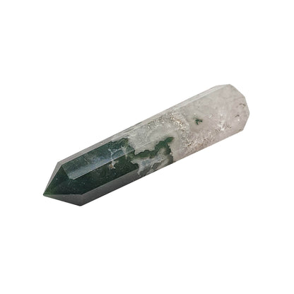 Moss Agate Polished Point - Daughter of Swords