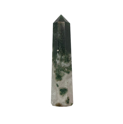 Moss Agate Polished Point - Daughter of Swords