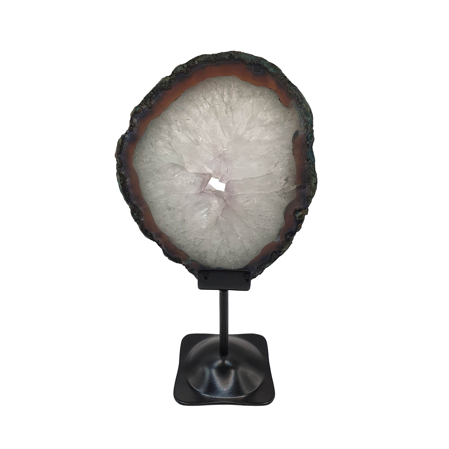 Prasiolite Slice on Stand - Daughter of Swords