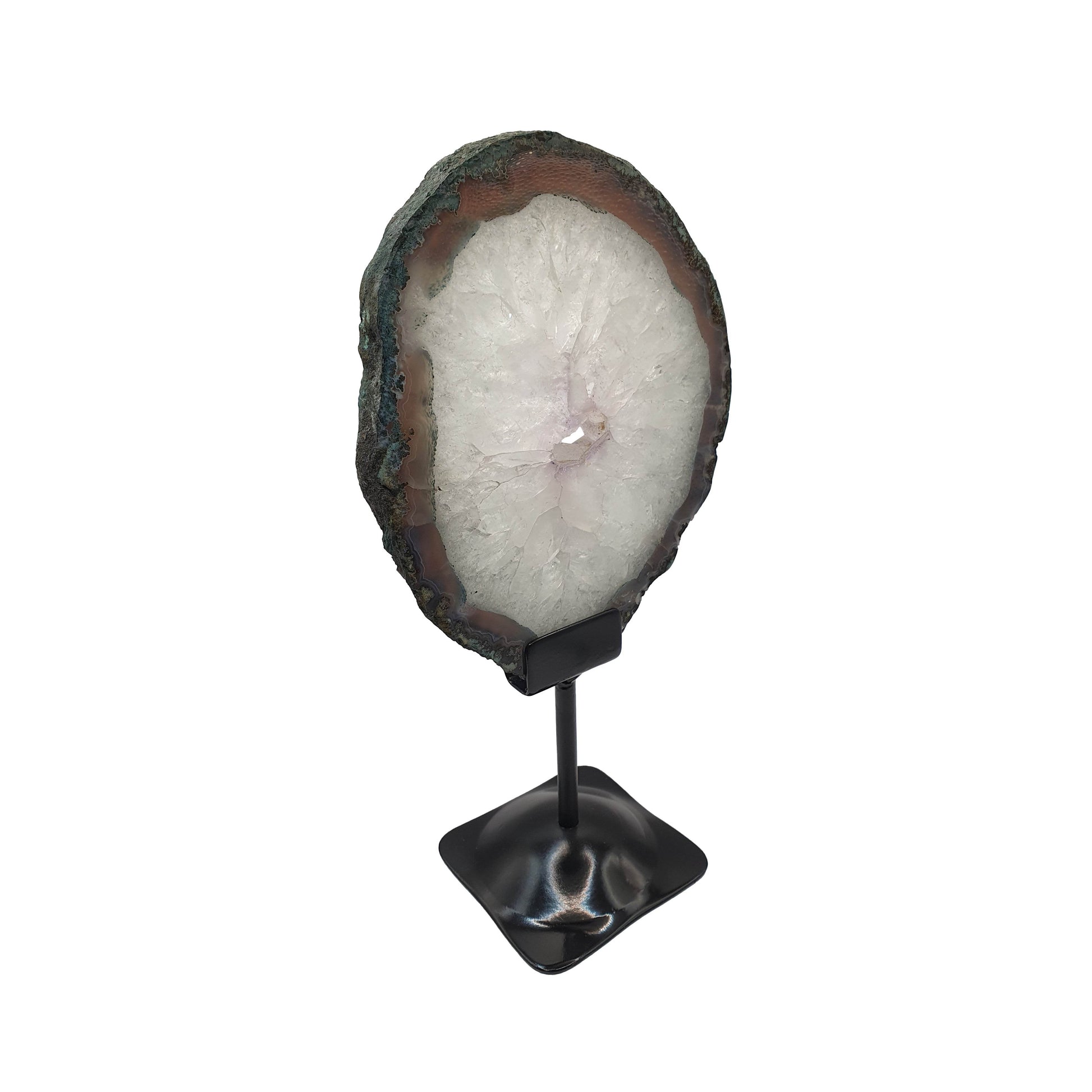 Prasiolite Slice on Stand - Daughter of Swords