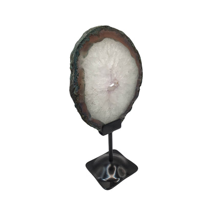Prasiolite Slice on Stand - Daughter of Swords