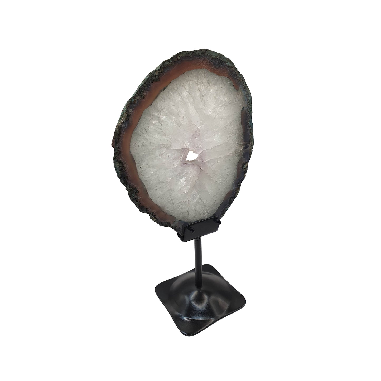 Prasiolite Slice on Stand - Daughter of Swords