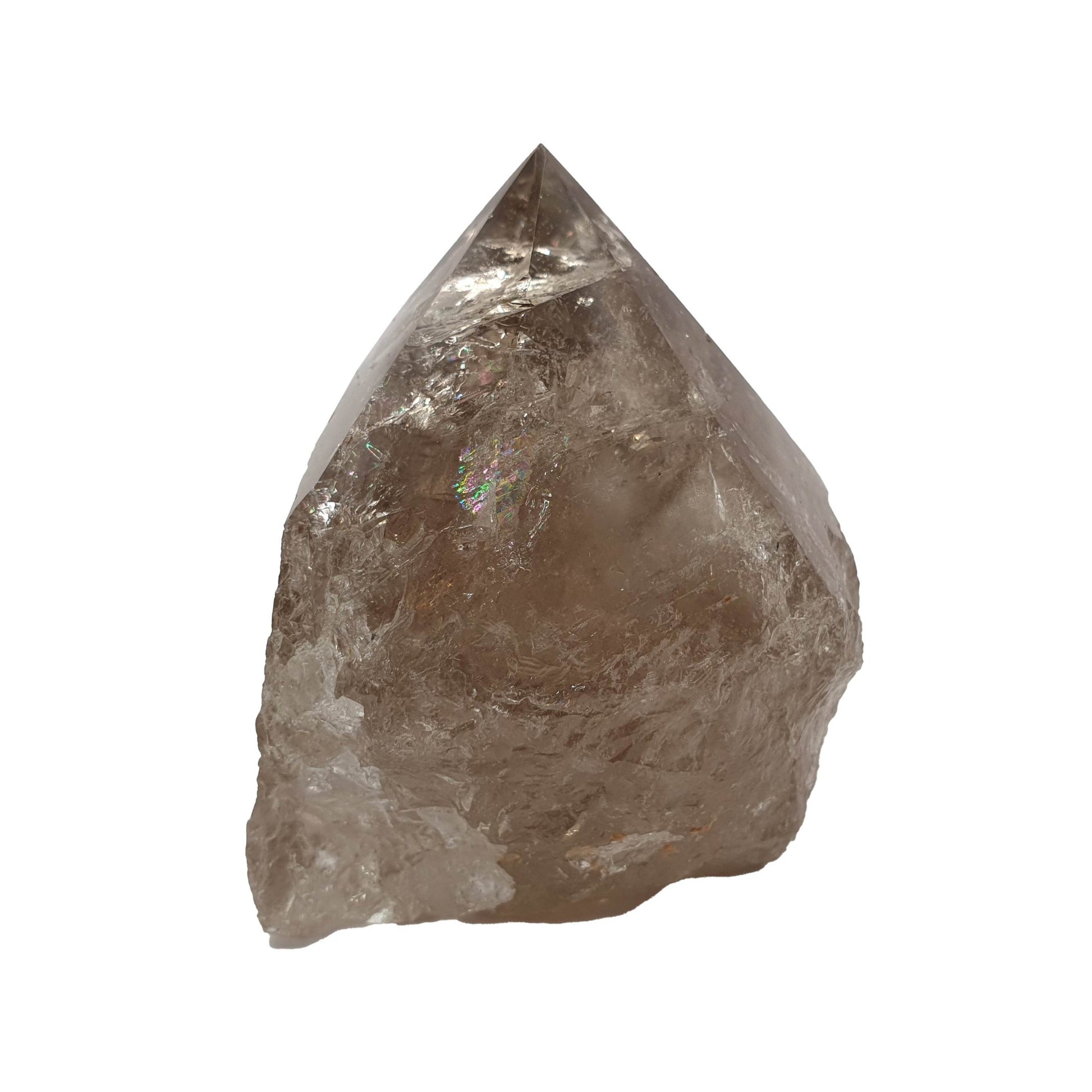 Smoky Quartz Semi Polished Point - Daughter of Swords