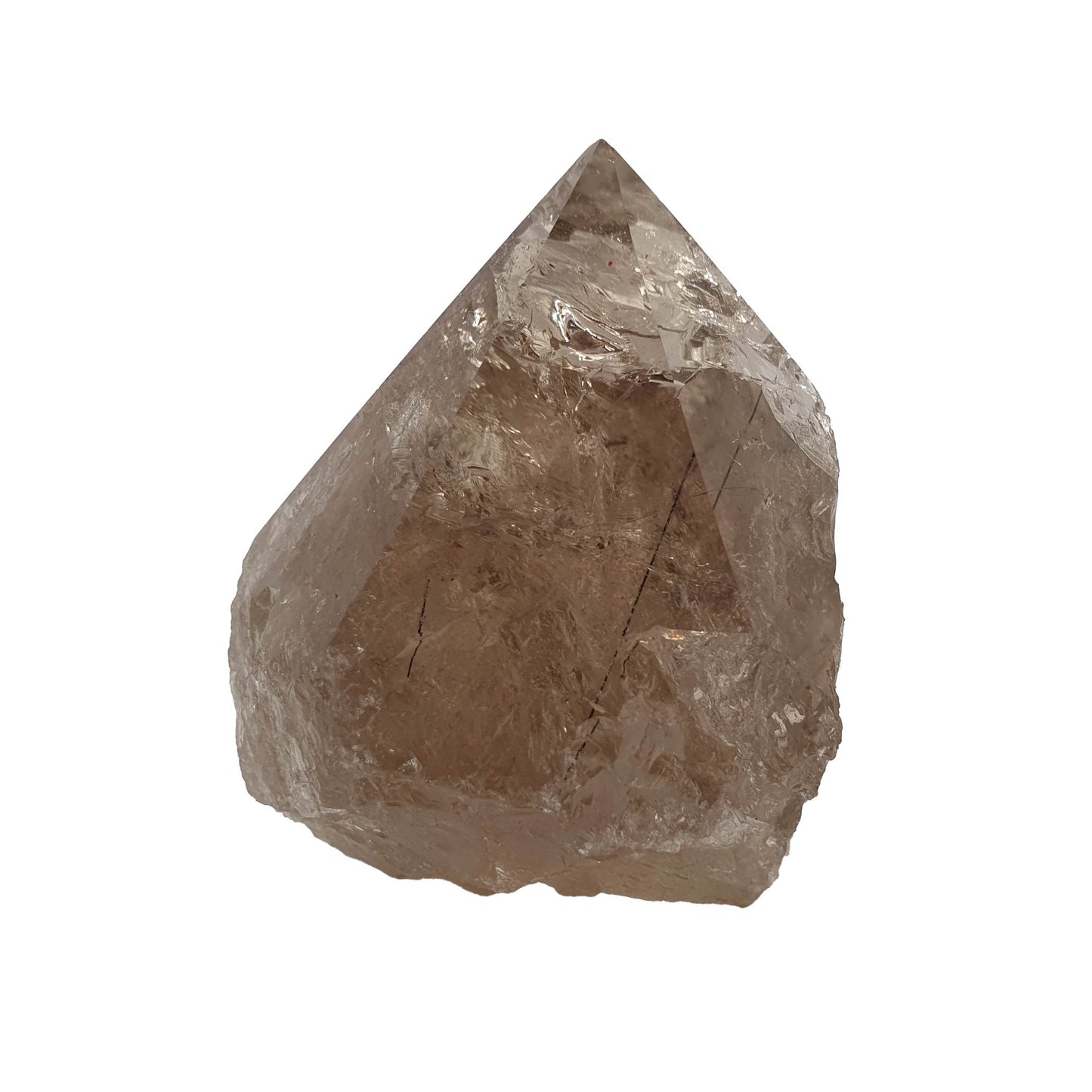 Smoky Quartz Semi Polished Point - Daughter of Swords