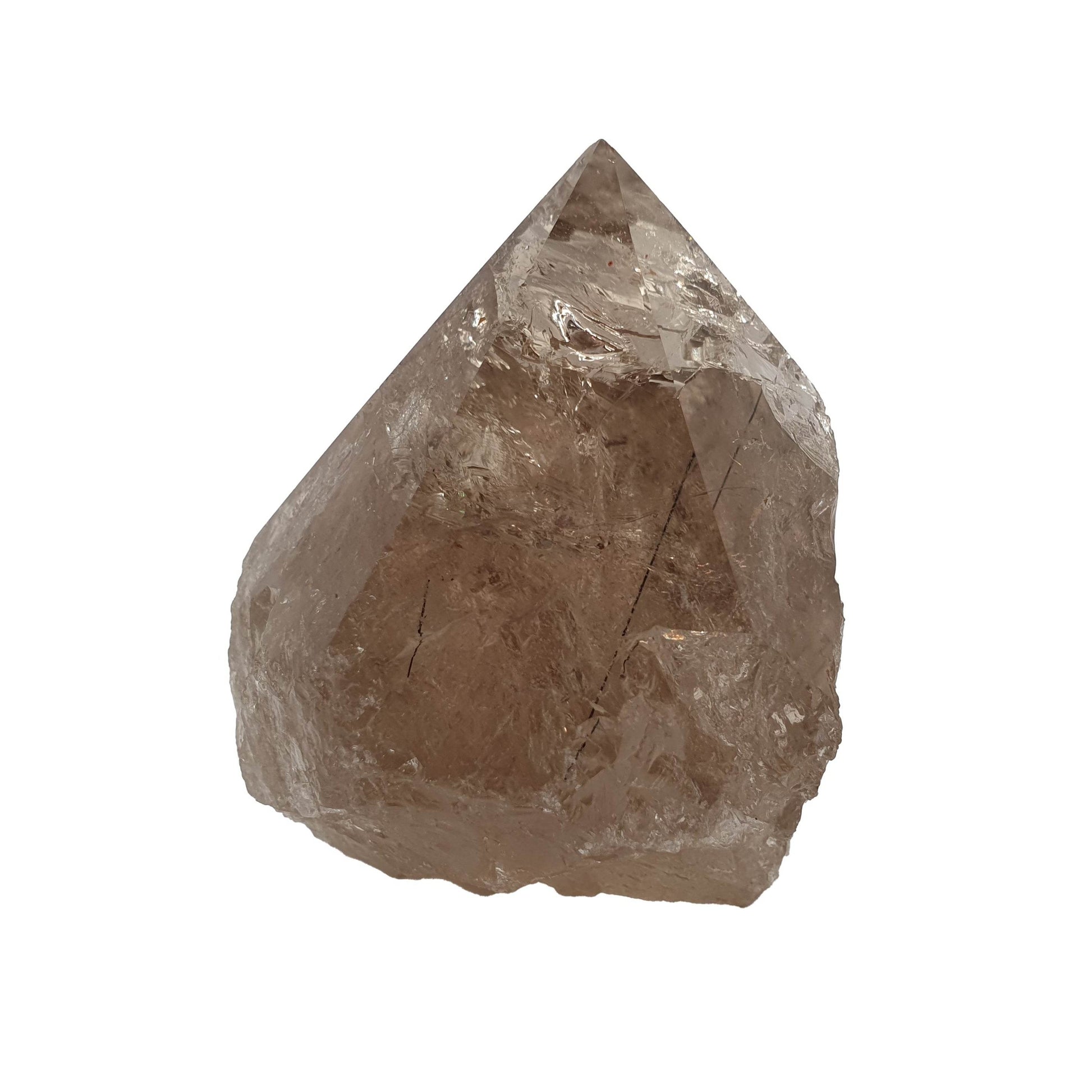 Smoky Quartz Semi Polished Point - Daughter of Swords