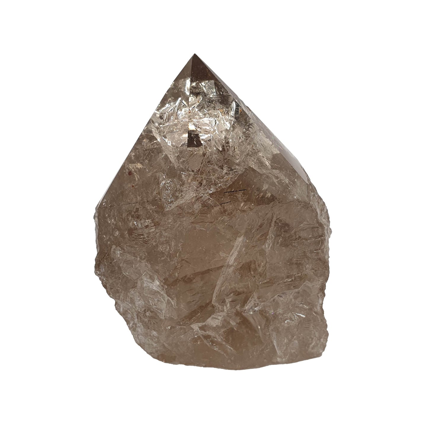 Smoky Quartz Semi Polished Point - Daughter of Swords