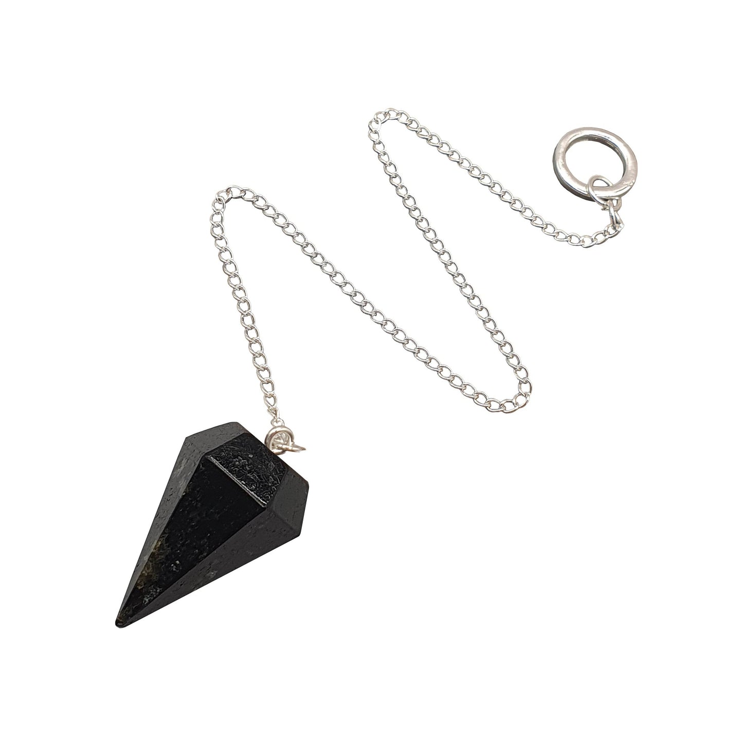Black Tourmaline Pendulum - Daughter of Swords