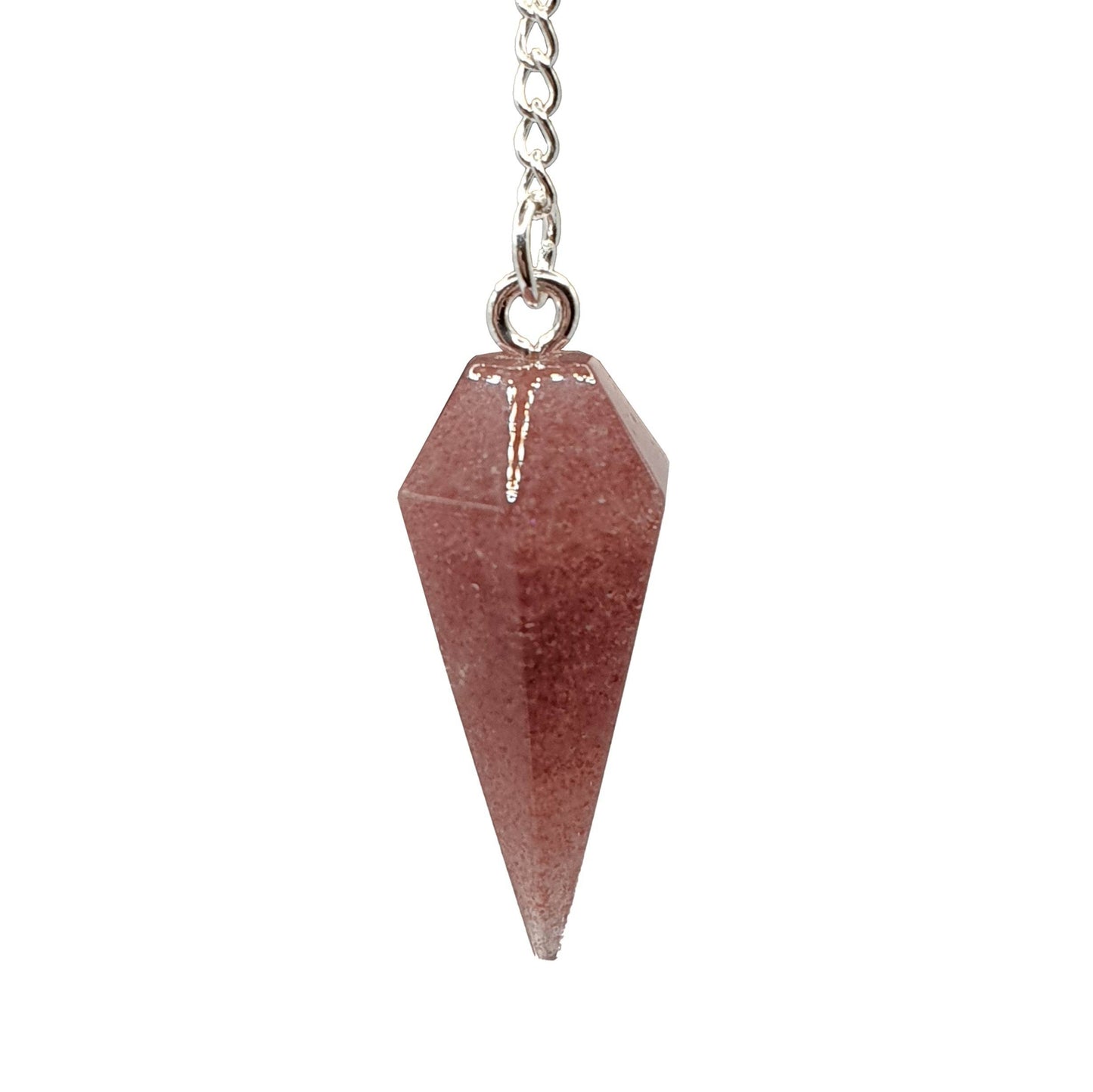 Strawberry Quartz Pendulum - Daughter of Swords