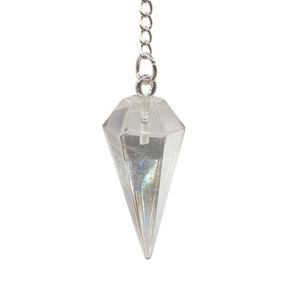 Clear Quartz Pendulum - Daughter of Swords