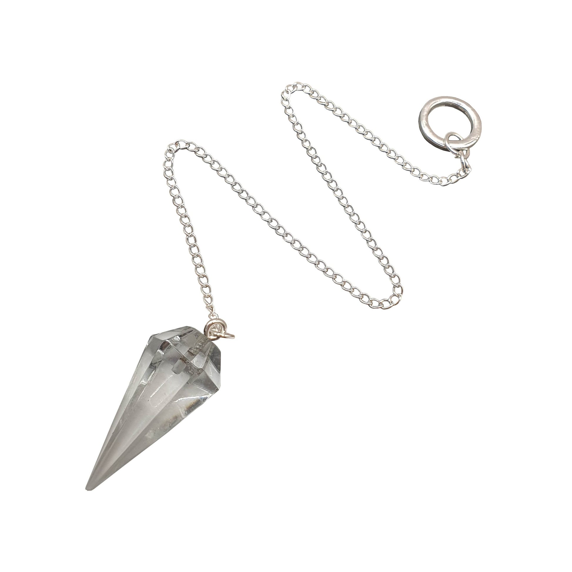 Clear Quartz Pendulum - Daughter of Swords