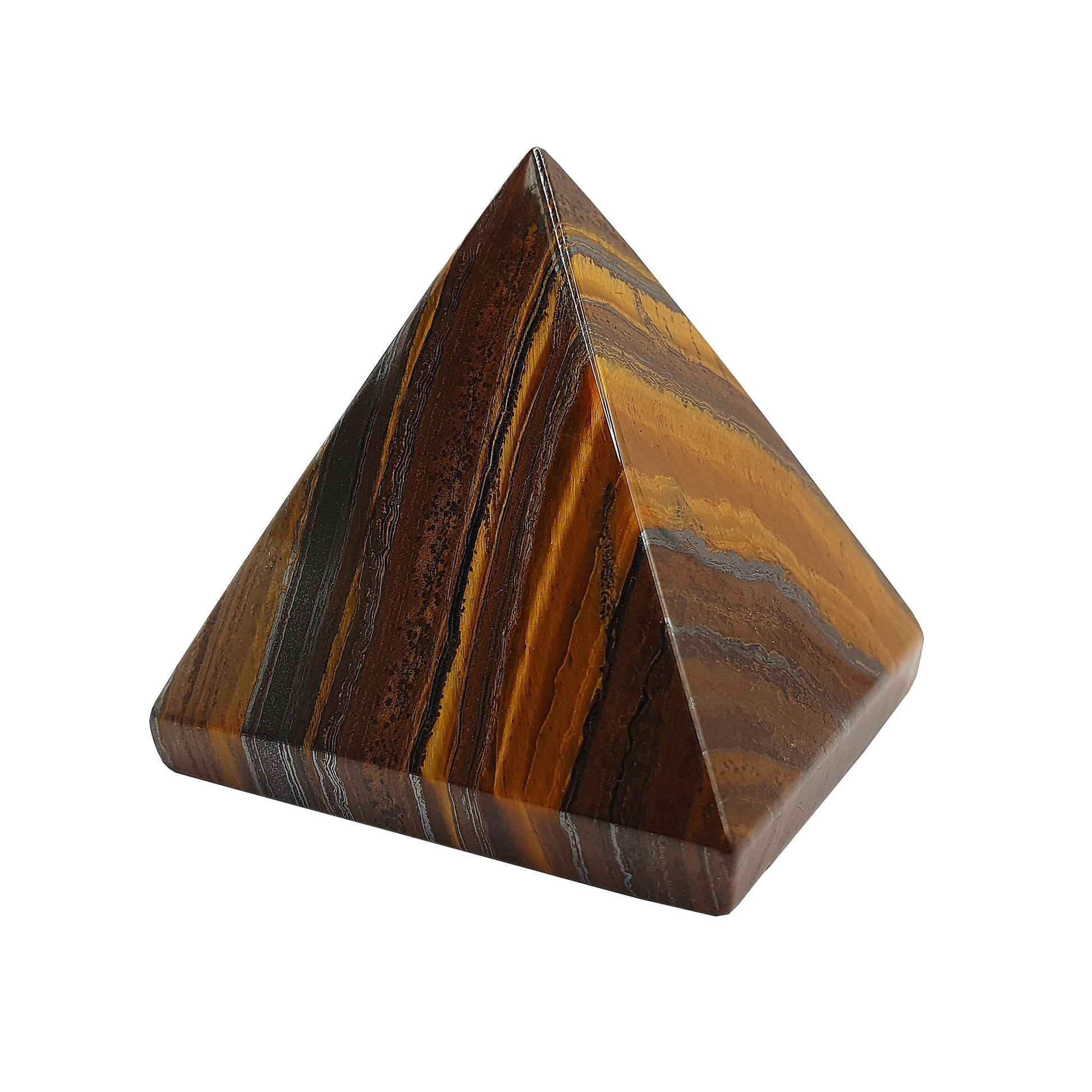 Banded Tiger Jasper Pyramid - Daughter of Swords