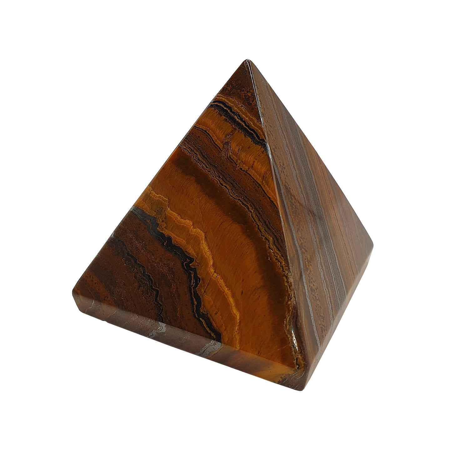 Banded Tiger Jasper Pyramid - Daughter of Swords