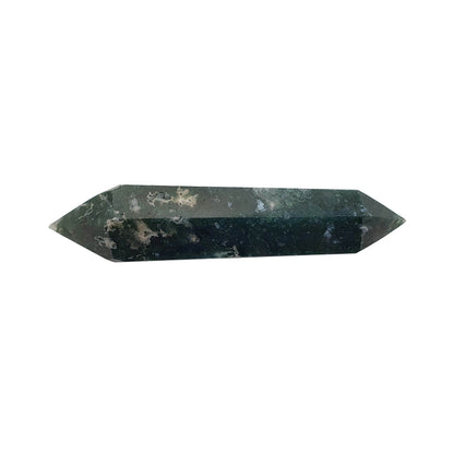 Moss Agate Double Terminated Point - Daughter of Swords