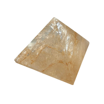 Golden Quartz Pyramid