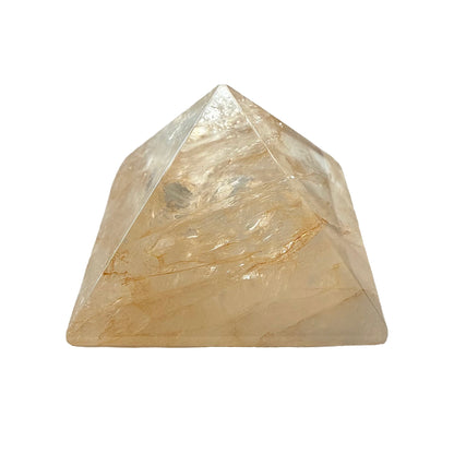 Golden Quartz Pyramid