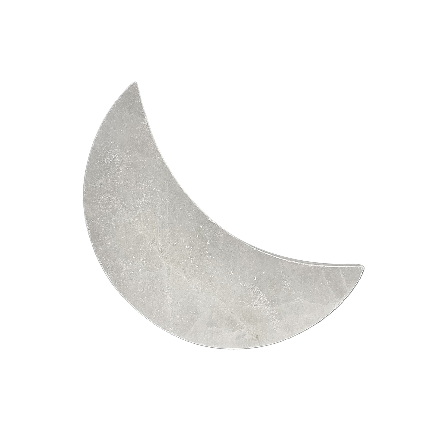 Selenite Crescent Moon Plate